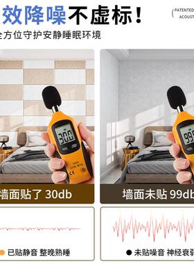 【消音神器】隔音板墙贴门贴装饰卧室家专用阻尼毛毡垫超强吸音棉