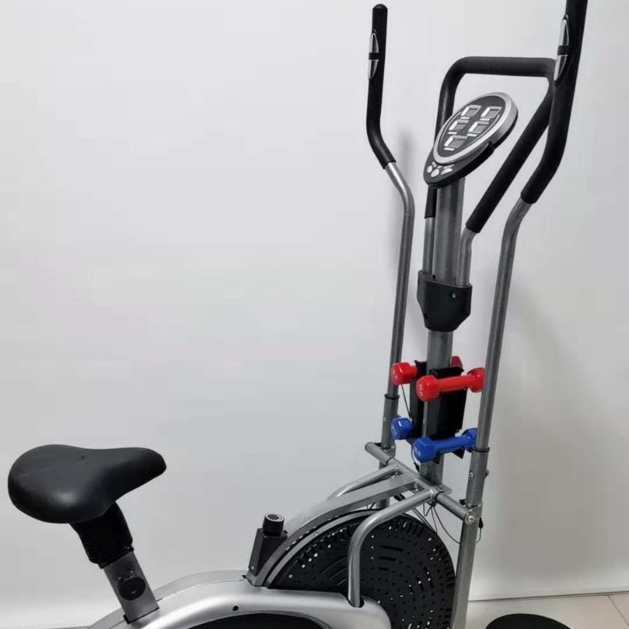 Fan bike, elliptical machine, exercise bike, manufacturer, fitness club, spinning bike with twisting waist and dumbbells