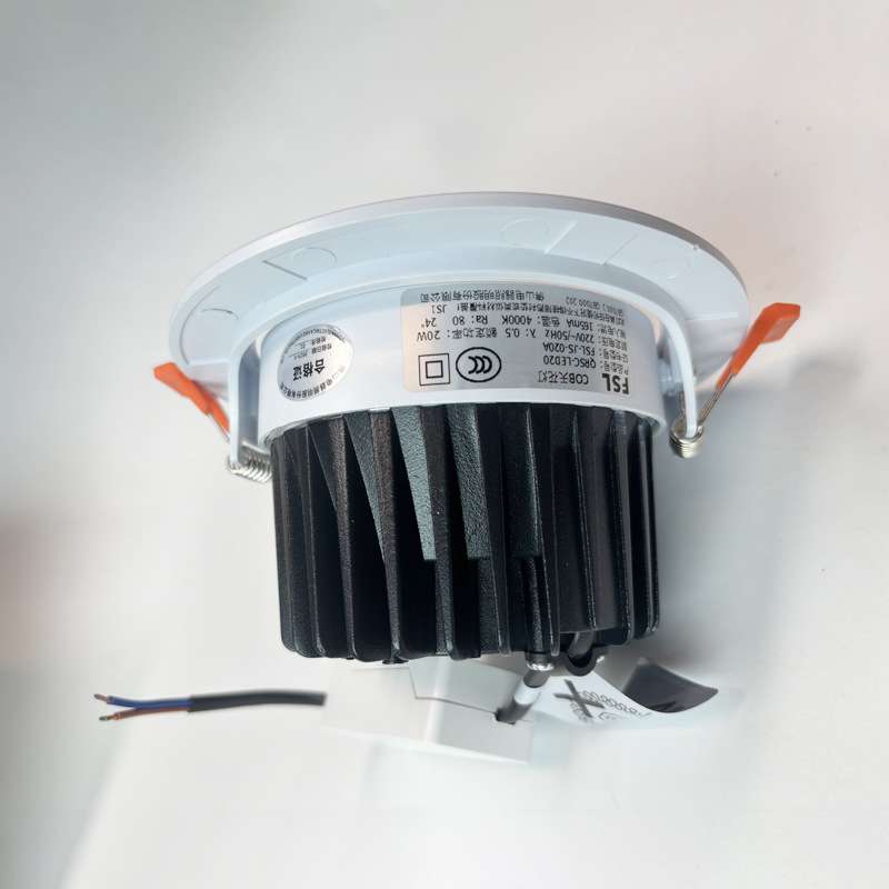 FSL Foshan Lighting Hill Spotlight Embedded Clothing Store Open Hole Downlight Ceiling Living Room LED Ceiling Light
