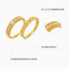 Chao Acer intangible cultural heritage filigree gold diamond ring