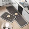Cartoon kitchen floor mats non-slip anti-oil diatom mud absorbent mats household new wash-free and stain-resistant foot mats strip carpet
