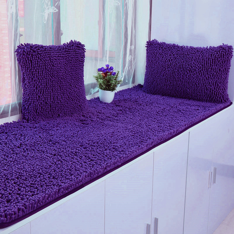 Bay window mat, window sill mat, custom-made floor mat, tatami cushion, thickened balcony mat, plush anti-ski Neil bedroom mat