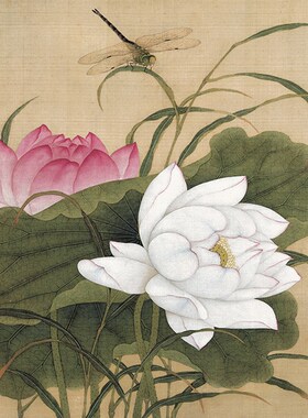 余稚花鸟字画名画复制品斗方形书画宣纸画心未装裱国画古画工笔画