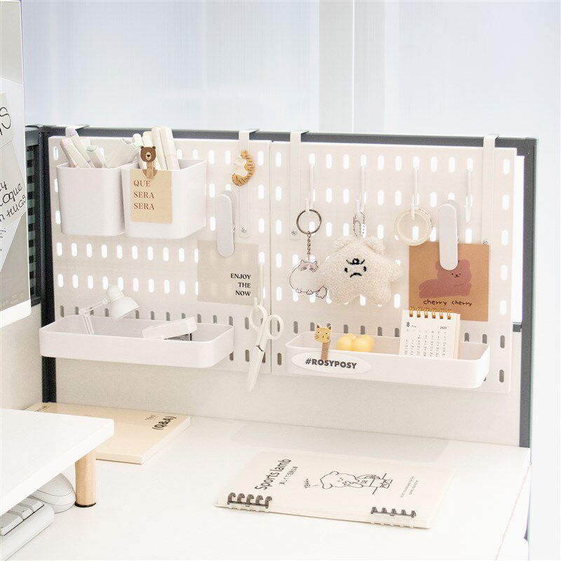Office hanging hole board can be hung with storage rack work station transformation artifact storage screen household punching board hanging board