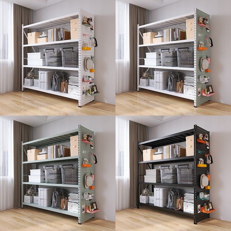 Hole plate shelf storage rack multi-story warehouse basement balcony display rack super load-bearing storage rack