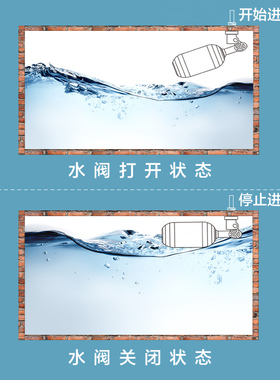 2分快插塑料浮球阀小连联通水位控制开关水箱桶水满自停进水配件