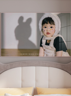 洗照片做成相框挂墙定制婚纱照画框全家福相片裱框加结婚照放大