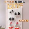 Metal perforated board magnetic wall storage rack custom punch-free entrance entrance shielding storage display rack