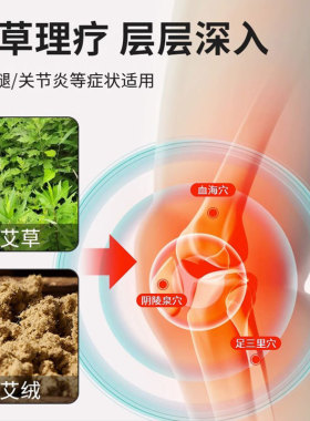 石墨烯护膝保暖艾草加绒自发热男女老年人关节炎秋冬防寒运动护具