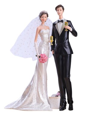 送闺蜜实用结婚礼物创意欧式订婚婚庆礼品家居装饰品婚房橱窗摆件