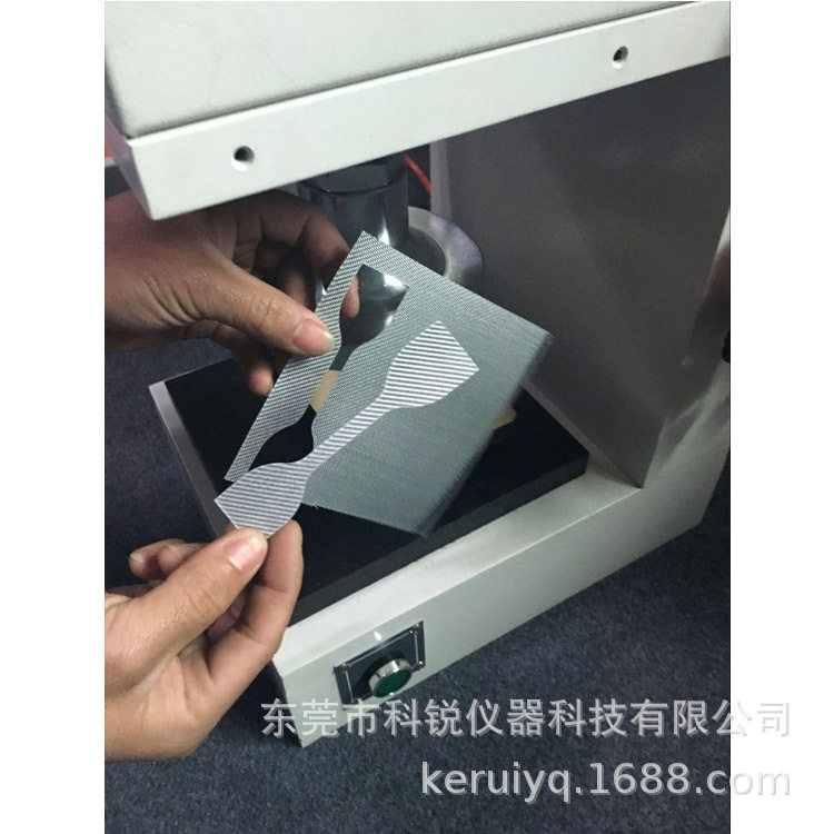 Dumbbell type manual punching machine 2016 rubber sample making machine price CREE-6040A manual punching machine