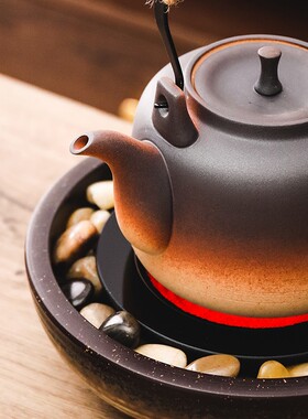 古舍电陶炉煮茶器新款家用高档迷你茶炉小型烧水陶壶静音泡茶套装