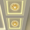 Led corridor crystal lamp corridor lamp downlight hole lamp embedded ceiling projection lamp balcony entrance entrance home creation