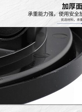 美能迪桶装水托盘大桶水可移动万向轮子花盘纯净水桶拖底座滑滚轮