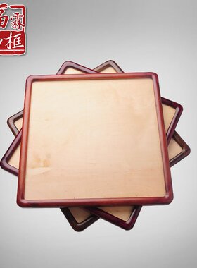 福霖桐木实木圆角国画框裱画框书法装裱字画框厂家定做定制框条
