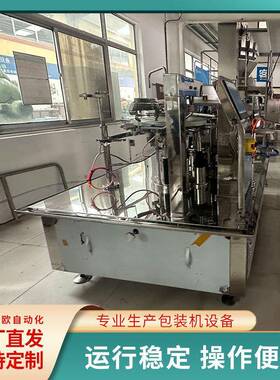 休闲食品给袋式真空包装机瓜子炒货自动称重给袋机全自动封口机