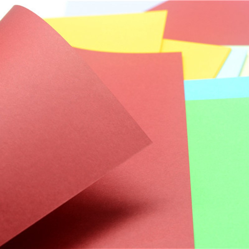 A4 color hard cardboard student hand-painted paper art classroom hand-painted 250g 50 pieces of candy-colored graffiti cardboard