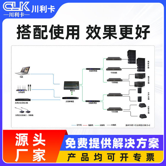 10寸两分频场景音箱大音量音响套装壁挂音箱会议系统线阵音响设备