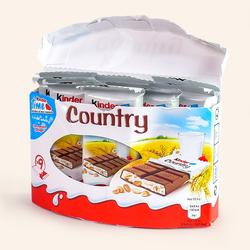 进口健达Kinder谷物脆心牛奶巧克力建达夹心儿童零食年货糖果礼物,淘宝优惠券,粉丝福利购,淘宝优惠卷