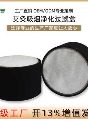 艾灸烟雾净化器滤芯吸油雾复合空气净化hepa滤网高效空气过滤网