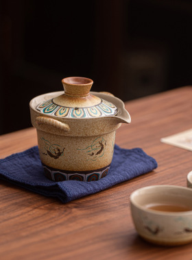 德化复古陶瓷便携快客杯茶具套装