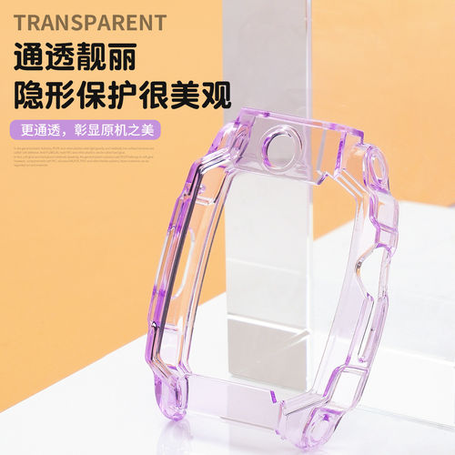 适用小天才Z12电话手表保护套Z11Z10Z9Z8Z6SZ7AZ7Z6ProZ5Q1AD2D3Q2AU3N3儿童手表全透明保护壳少年版钢化膜 - 图2