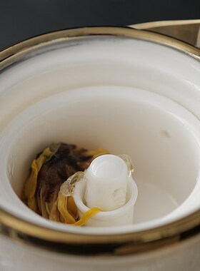 陶瓷盖子内胆玻璃壶蒸煮一体内胆配件围炉煮茶壶茶漏零配茶隔