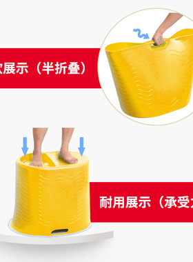 家用折叠全身塑料泡澡桶