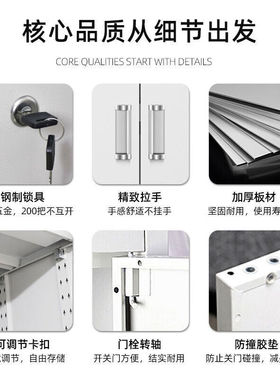 钢制带锁文件档案柜正品
