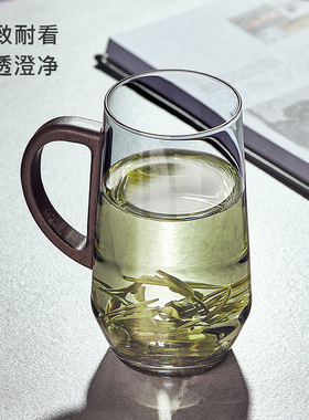 高硼硅玻璃茶水分离三件套杯