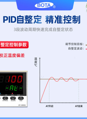 BT528/529高速智能PID调节温控表高速采样仪表伯特仪表