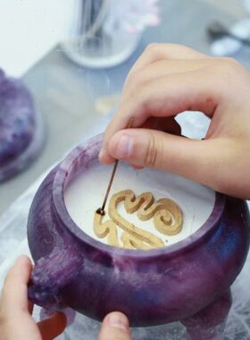 心缘堂琉璃香炉香器【宝凝炉】家用熏香炉家居摆件狻猊香炉