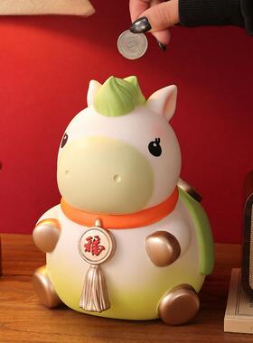 马上发搪胶存钱罐儿童可进可出大