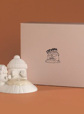 礼盒大美术香氛高级女生馆 台人送男生香薰蜡烛摆件雪小生日礼物