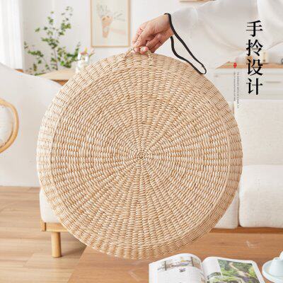 Meditation cushion Zen futon cushion breathable hand-woven living room bay window tatami study room temple worship mat