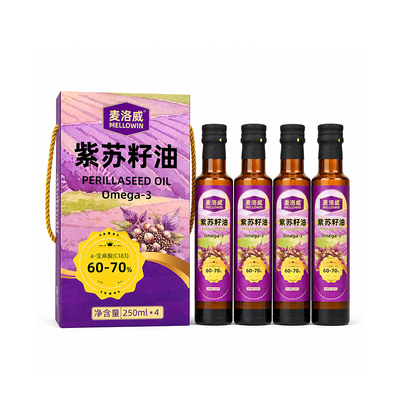 麦洛威紫苏籽油250ml*4礼盒装