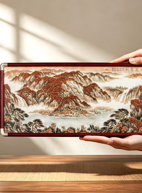 盈浩铜雕画《鸿运当头》桌面摆件