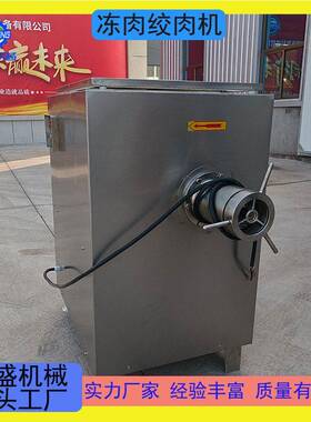 商用冻肉绞肉机 大型立式不锈钢肉馅绞碎机 全自动宠物食品破碎机