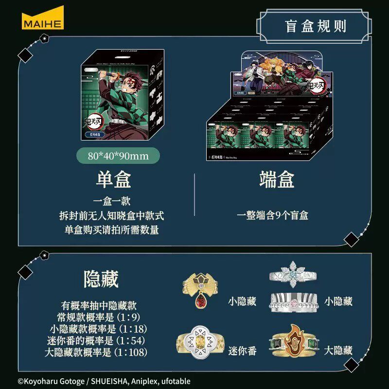 Maiwa Demon Slayer Series Adjustable Blind Box