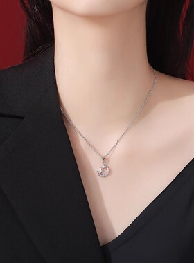 星月流星项链女2026新款小众设计感简约钛钢不掉色锁骨链饰品定制