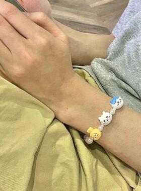小红书爆款chiikawa手链小众设计感吉伊小八乌萨奇手链新款手饰品