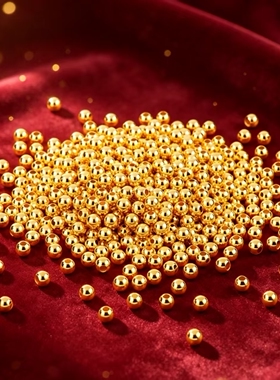 足金999小金珠蹦迪珠猫眼珠