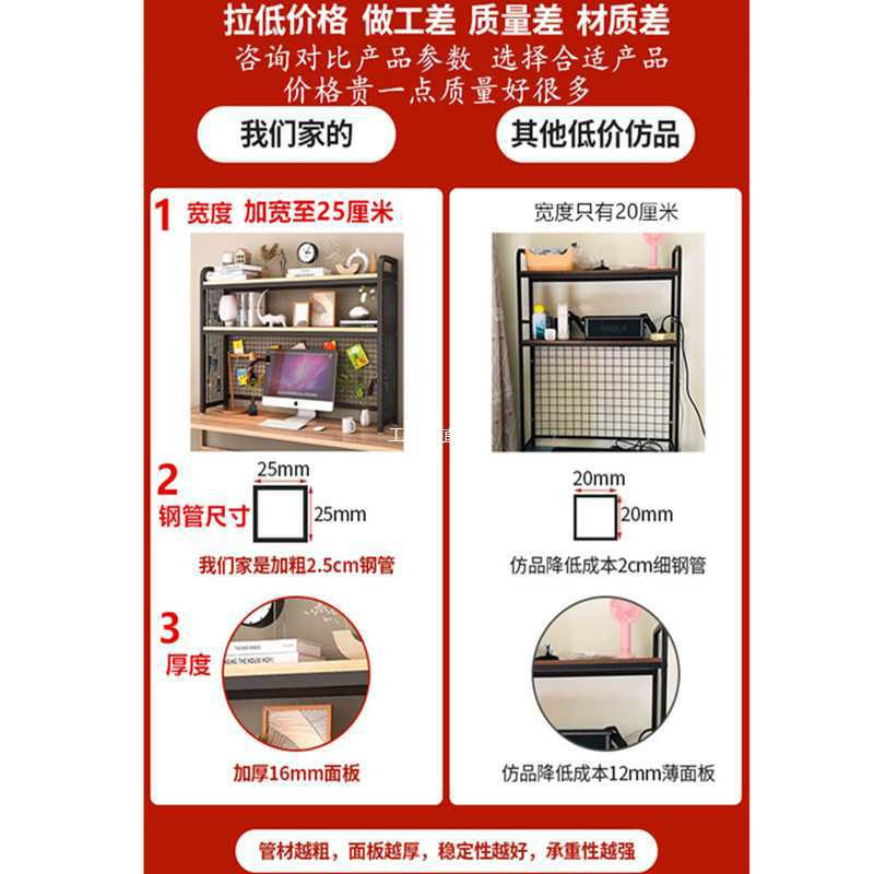 Direct selling desktop storage rack bookshelf metal file rack storage box desk office supplies collection three-layer iron rack