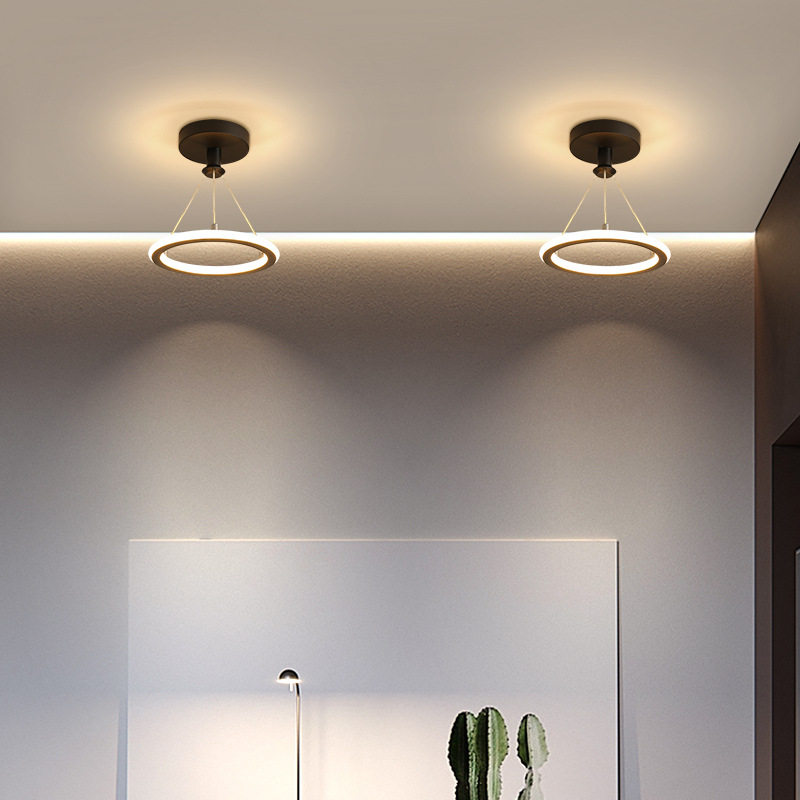 Internet celebrity aisle light corridor light simple modern entrance hall led balcony light ceiling light replacement downlight spotlight
