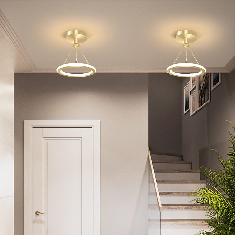 Internet celebrity aisle light corridor light simple modern entrance hall led balcony light ceiling light replacement downlight spotlight