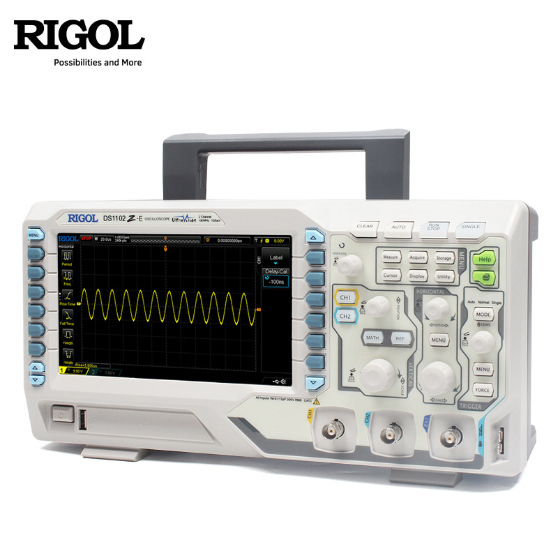 RIGOL普源示波器DS1102Z-E双通道100M/200M便携式1G采样DS1202Z-E