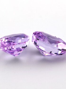紫色蛋形冰花切锆石超闪正品裸石首饰镶嵌用主石cz轻奢高级感