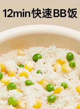 Plodon浦利顿辅食电压力锅不锈胆婴儿宝宝迷你多功能高压锅烹饪机