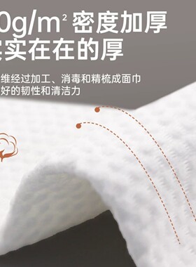 棉洗脸巾一次性加大加厚亲肤洗面巾绵柔孕婴家用擦脸棉柔巾美容院