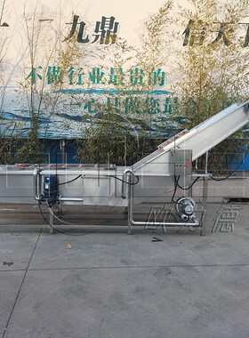 大型冲浪式清洗机叶菜类压喷淋清洗线食品加工专用清洗设备